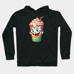 Trippy cartoon milkshake Hoodie